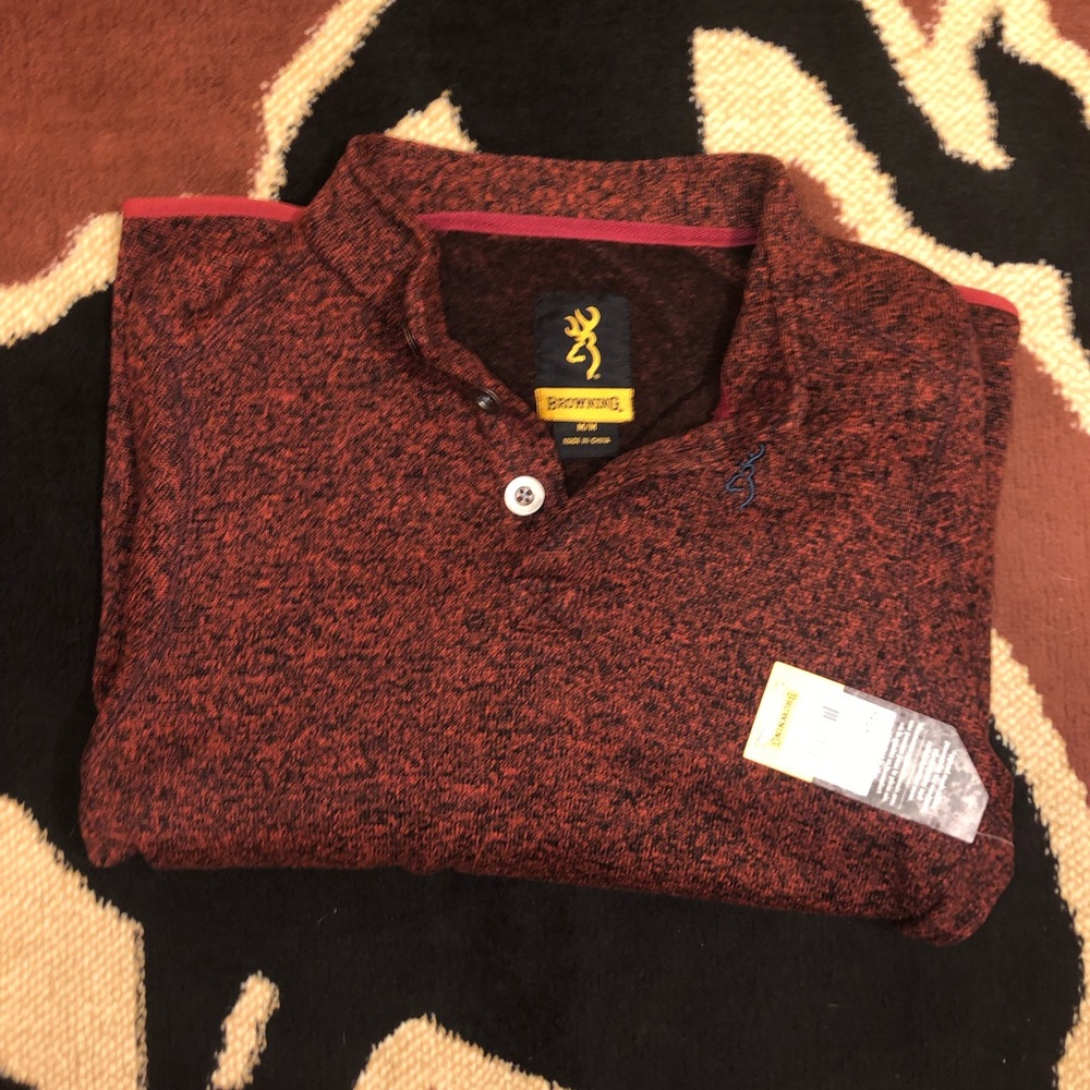 Nice midweight Browning Henley Sweater